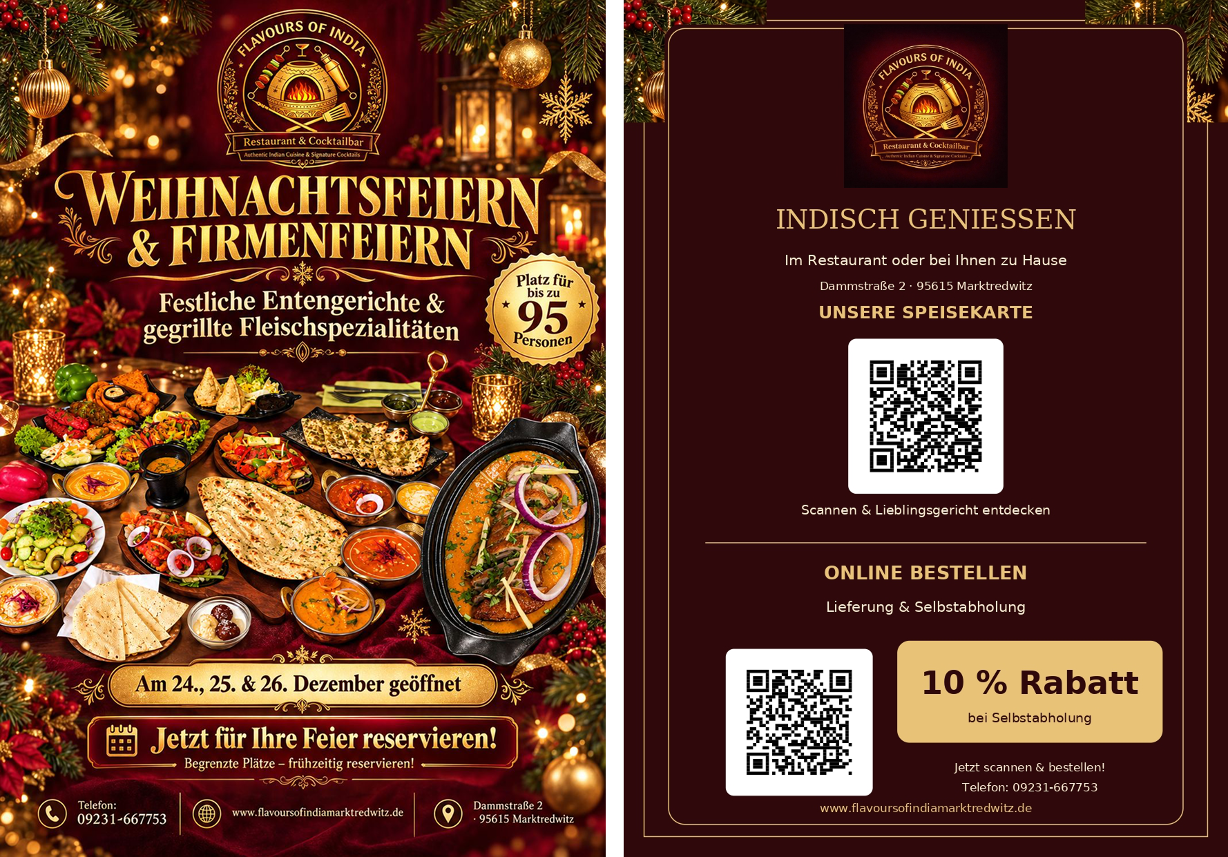 Flavours of India Flyer